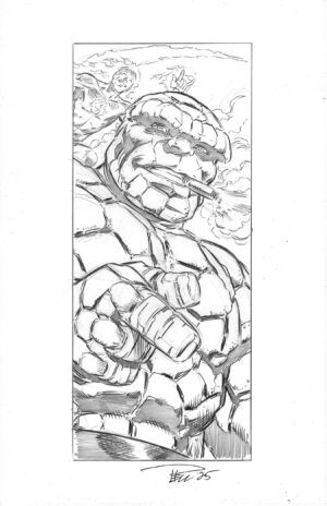 Sketch Pin-Up, FF- Thing